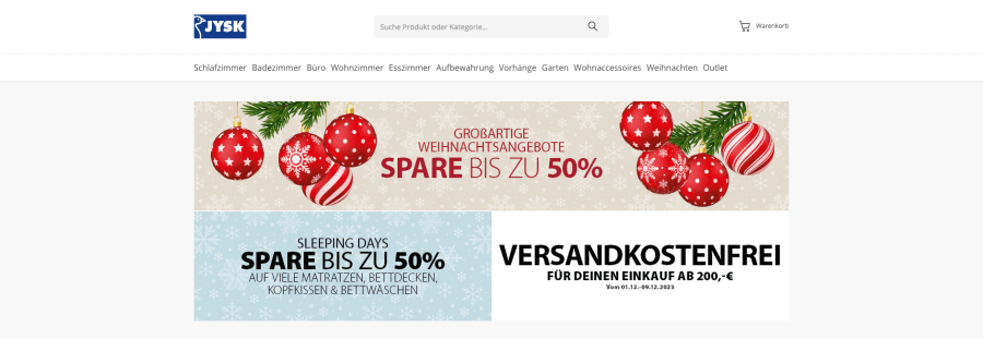 Jysk Online shop